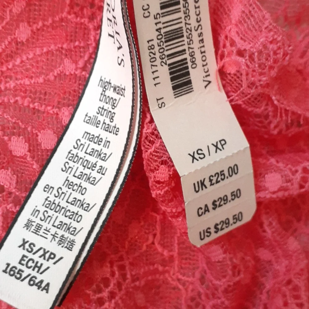 SALE!! Brand New VICTORIA'S SECRET HIGH WAISTED THONG- XS - Picture 4 of 4